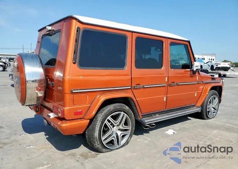 2016 Mercedes-Benz G 63 Amg z USA, uszkodzony, nr VIN WDCYC7DF8GX249742
